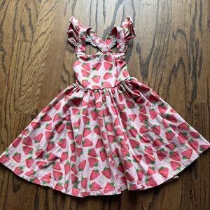 Ollie Jay Pink Strawberry Dress